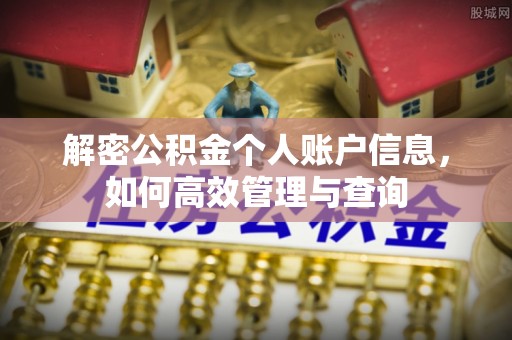 北屯解密公积金个人账户信息，如何高效管理与查询